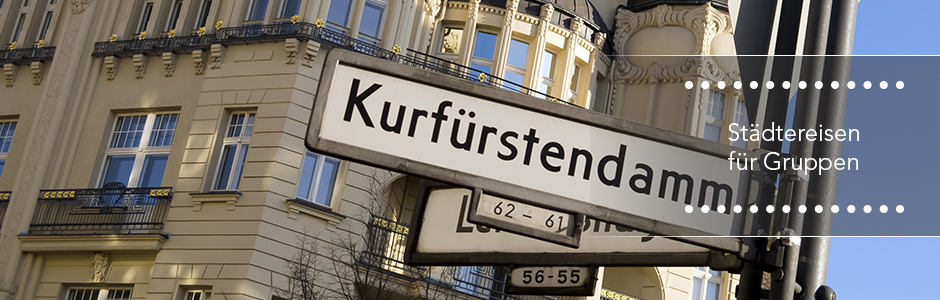 Straßenschild, Kurfürstendamm, Berlin